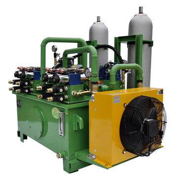 成套动力单元超高压液压系统定做厂家 生产带蓄能器 冷却器液压站